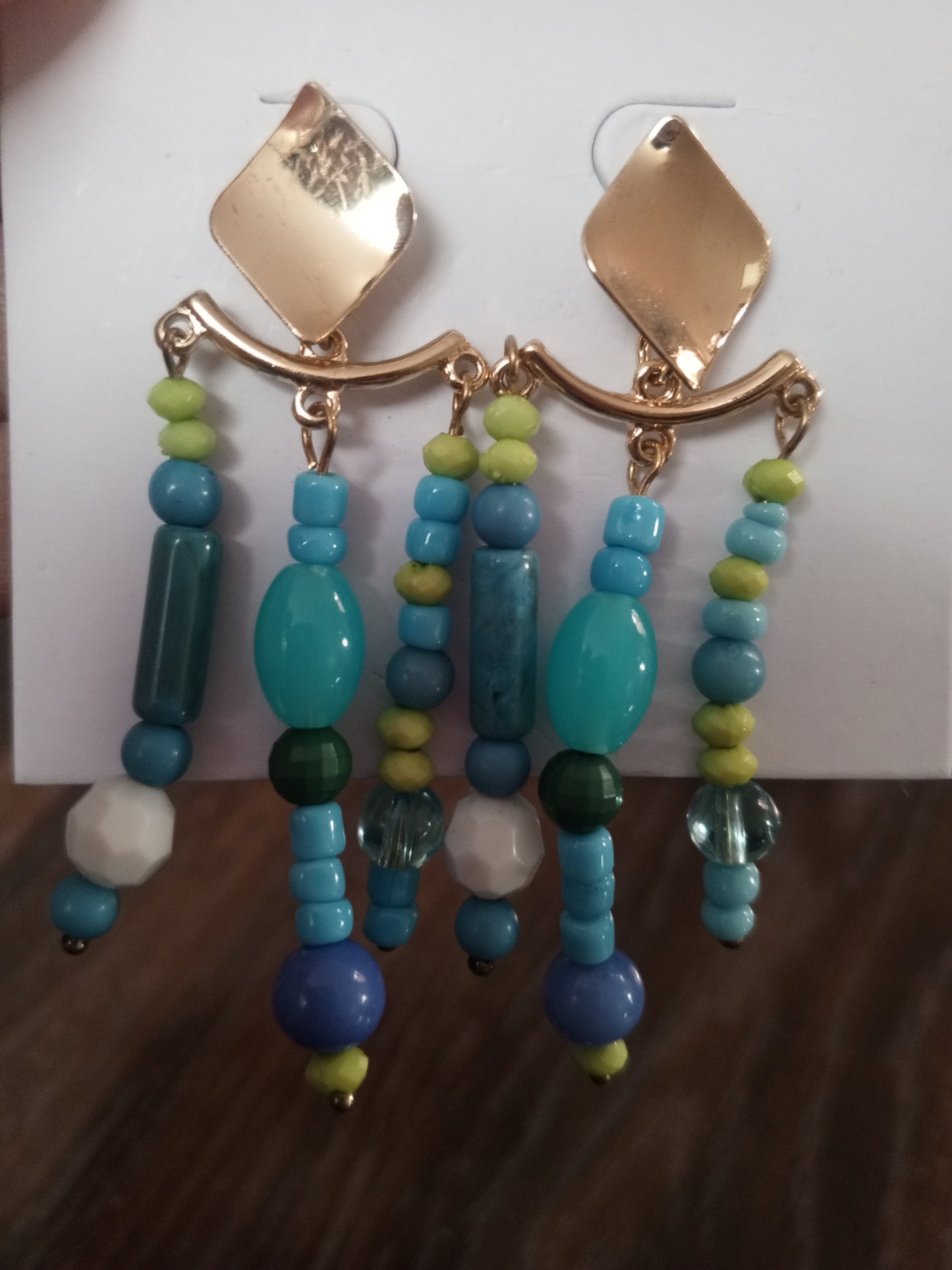 Rhombus Shaped Earrings