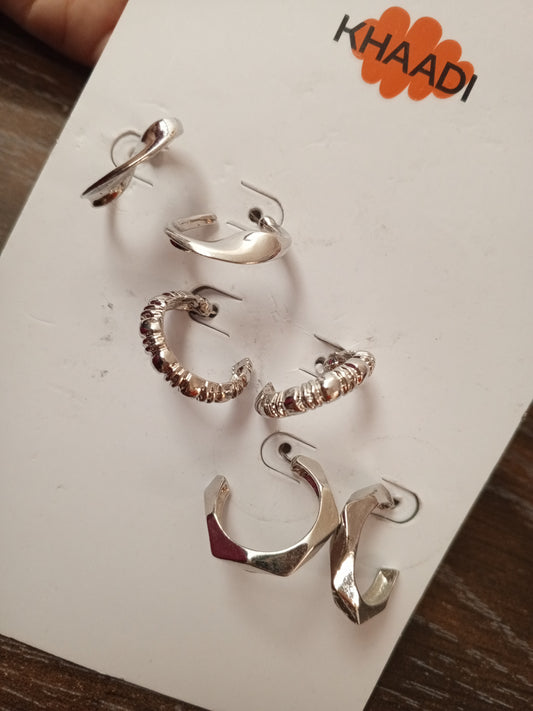 Khaadi Hoop Earring Set